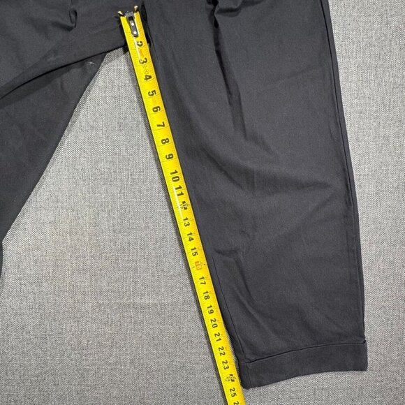 Free People Needed Breaking Trousers Mid Rise Pleating 100% Cotton Black‎ Size 0 - Picture 16 of 16